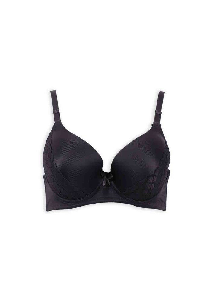 Unspported Laced Bra | Black