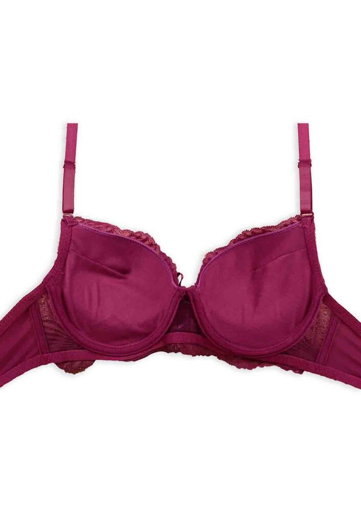 Laced Push Up Bra 5049 | Plum