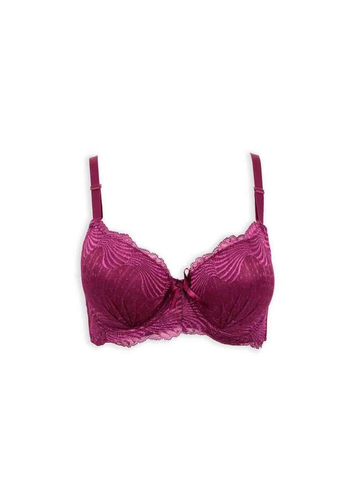 Laced Push Up Bra 5049 | Plum