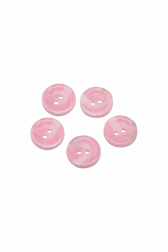 Patterned Button 5 Pieces Model 1 | Pink