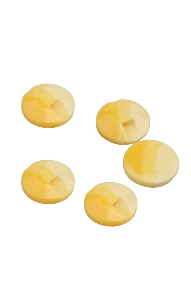 Patterned Button 5 Pieces Model 3 | Yellow