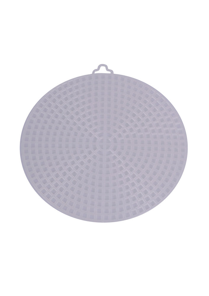 Simisso Plastik Çanta Kanvası Yuvarlak 11 cm | Krem