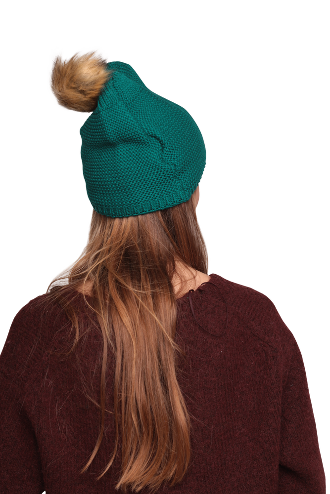 Woman Bobble Hat | Green
