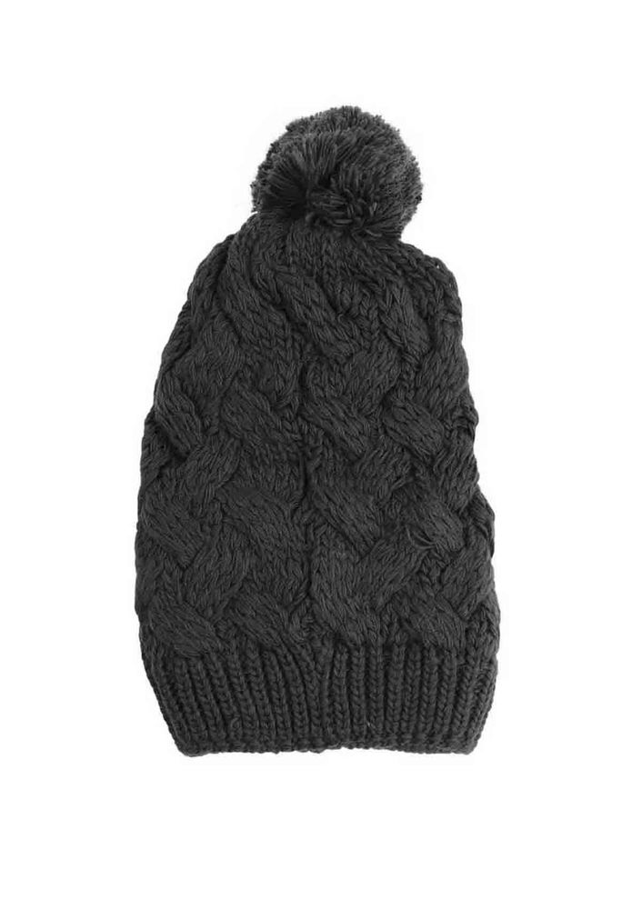 Simisso Knitwear Bobble Hat 1007 | Black