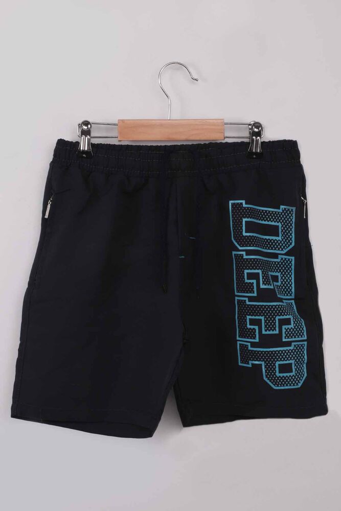 Deep Printed Boy Shorts | Anthracite