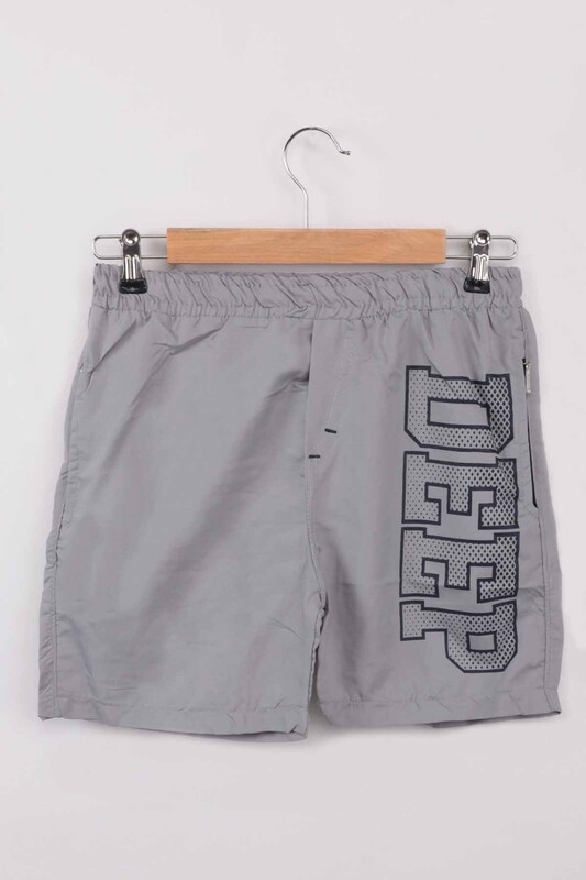 Çita - Deep Printed Boy Shorts | Grey