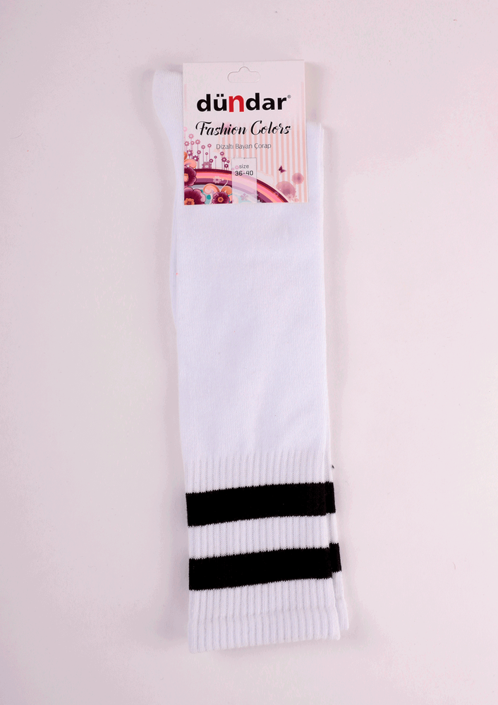 Dündar Low-Knee Socks 3004 | White