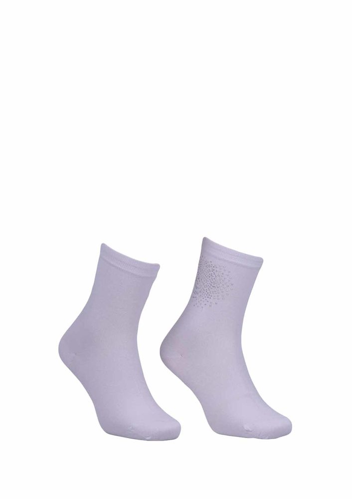 Dündar Stoned White Socks 016 | White