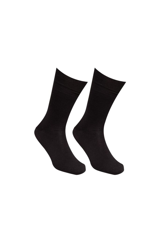 Man Plain Socks 003 | Black