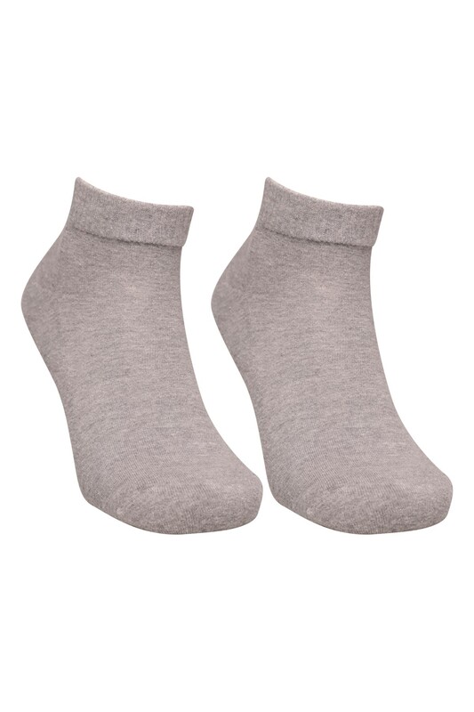 DÜNDAR PLUS - Kadın Havlu Patik Çorap 7668 | Gri