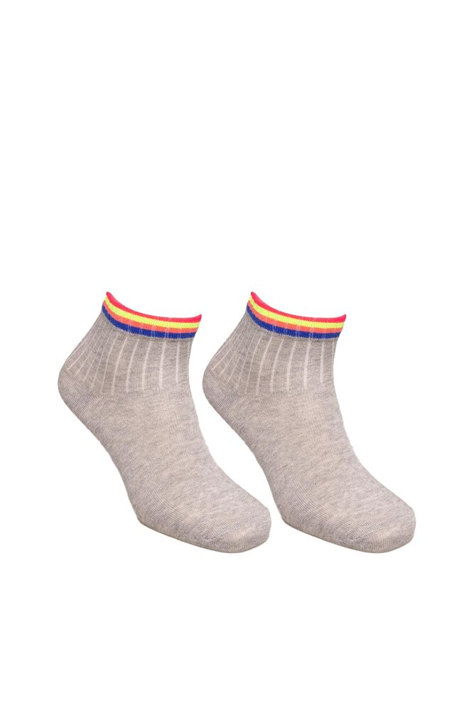 Woman Bootie Socks | Gray