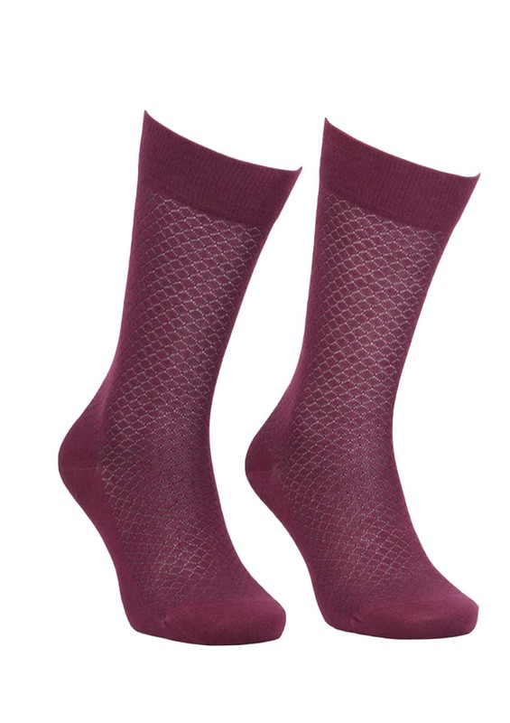 Jiber Bamboo Socks 5502 | Bordeaux - Thumbnail