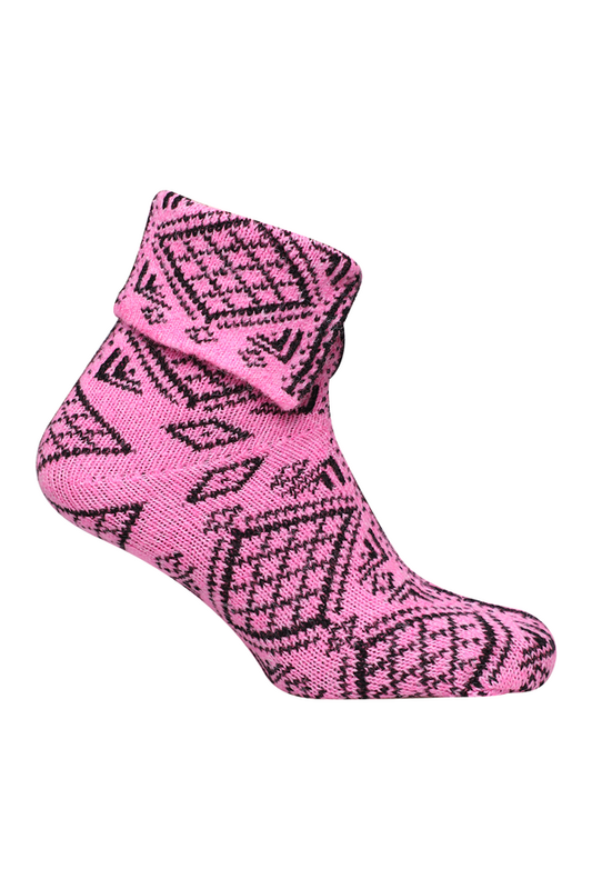 Nilay Çorap - Kadın Yün Çorap 5676 | Fuşya