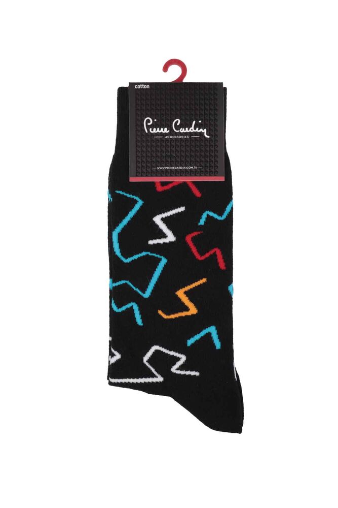 Pierre Cardin Zip Printed Man Socks 203 | Black