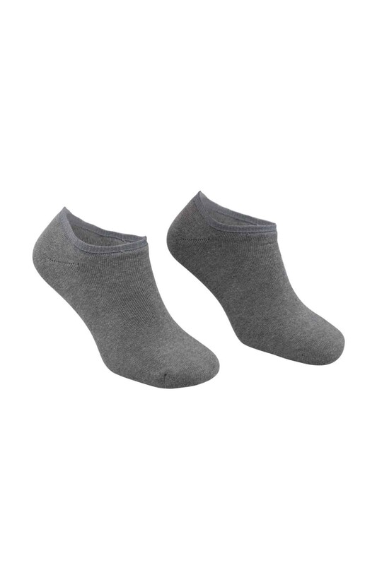 PİERRE CARDİN - Pierre Cardin Man Towel Bootie Socks 4300 | Gray