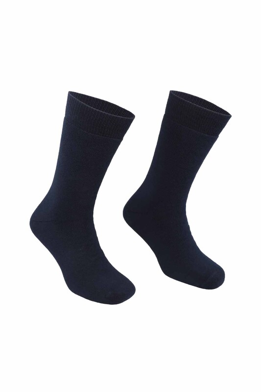 Pierre Cardin Man Plain Towel Socks 585 | Ultramarine - Thumbnail