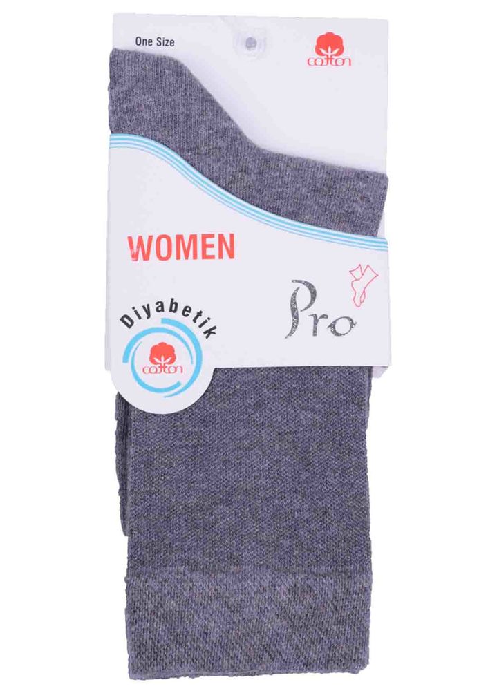 Pro Kadın Diabetic Socks 16409 | Gray