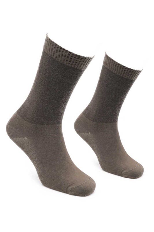 PRO - Diabetic Seamless Man Bamboo Socks 17408 | Khaki