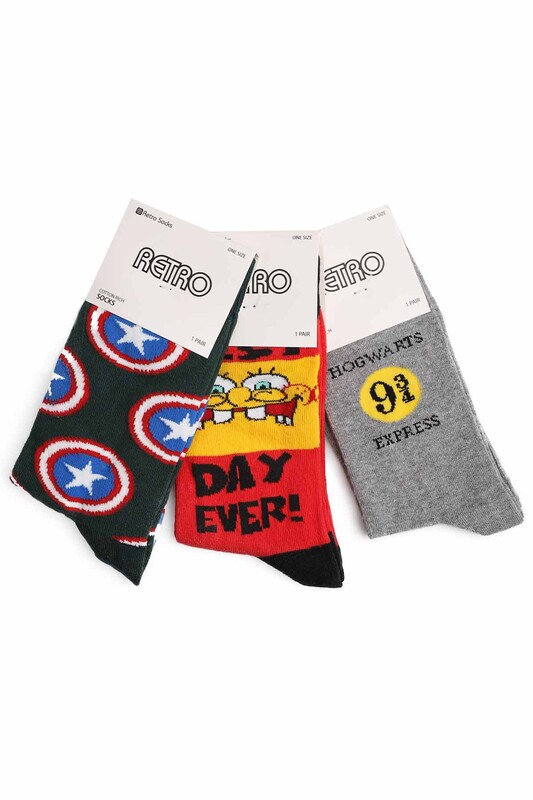 Colorful Socks Set 3 Pack 90 - Thumbnail