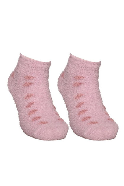 Sahab Woman Plush Bootie Socks 48500 | Lilac