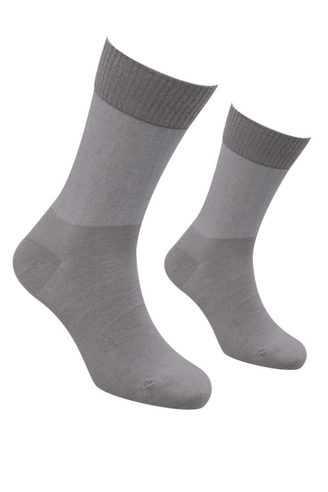 Diabetic Seamless Man Bamboo Socks 2150 | Gray