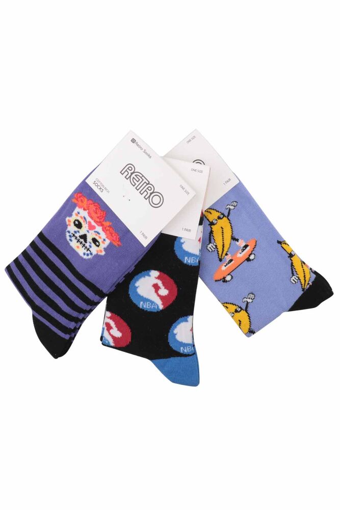Simisso Patterned 3 Pack Socks Set | Set 17