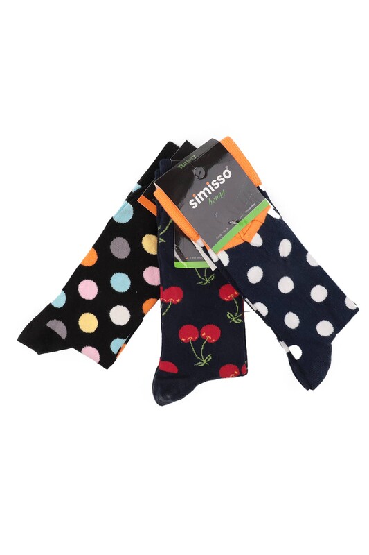 Simisso Colorful Socks Set 3 Pack | Set 77 - Thumbnail