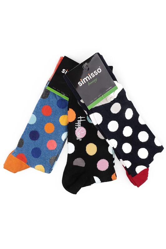 Simisso Colorful Socks Set 3 Pack | Set 81 - Thumbnail