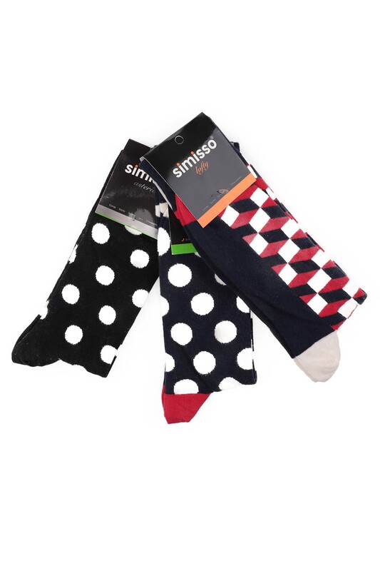 Simisso Colorful Socks Set 3 Pack | Set 85 - Thumbnail