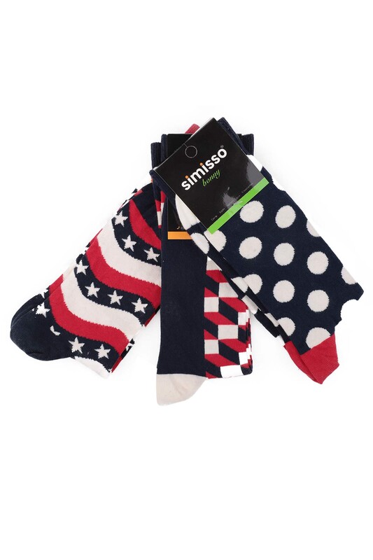 Simisso Colorful Socks Set 3 Pack | Set 88 - Thumbnail
