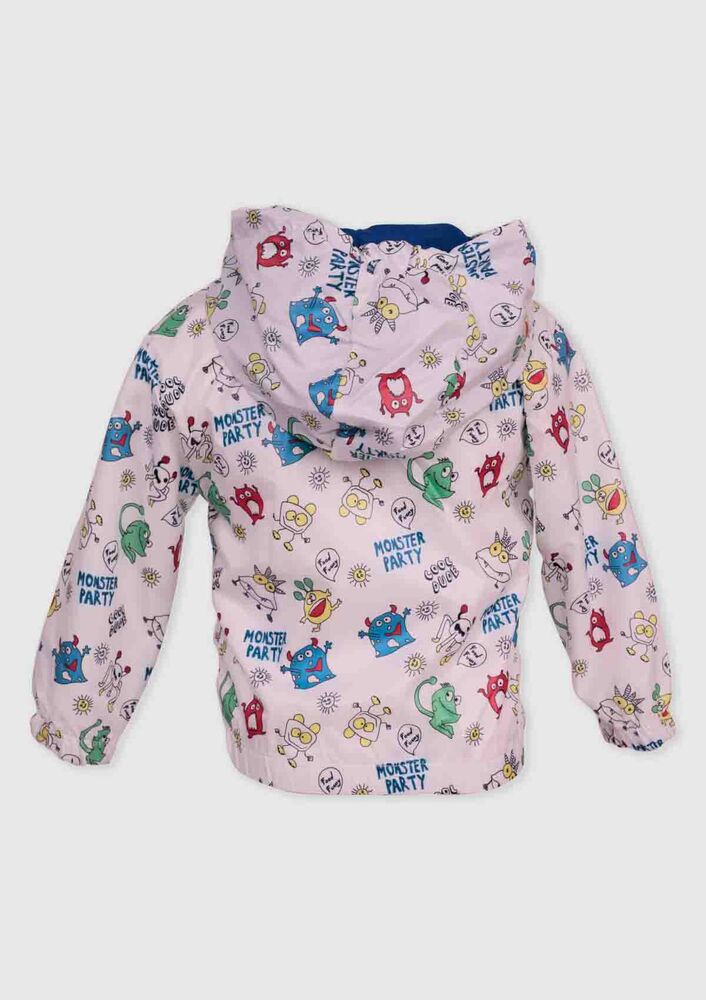 Hippil Baby Square Printed Raincoat | Blue