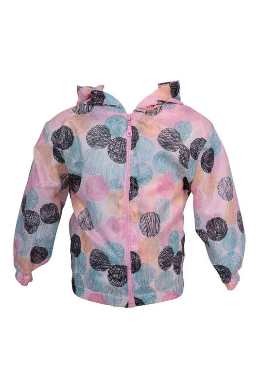 Hippıl Baby - Hippıl Baby Circle Printed Raincoat | Pink