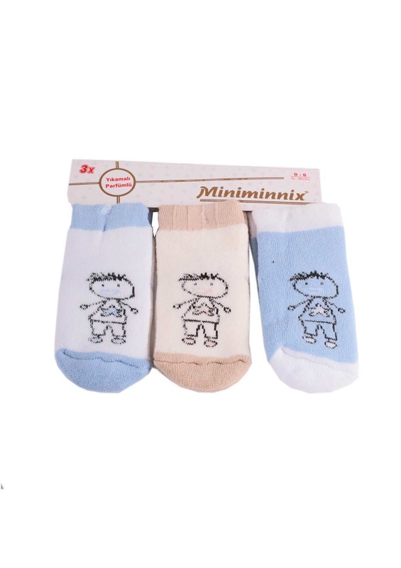 MİNİMİNNİX - Miniminnix Çorap 3 ' lü 024 | Standart