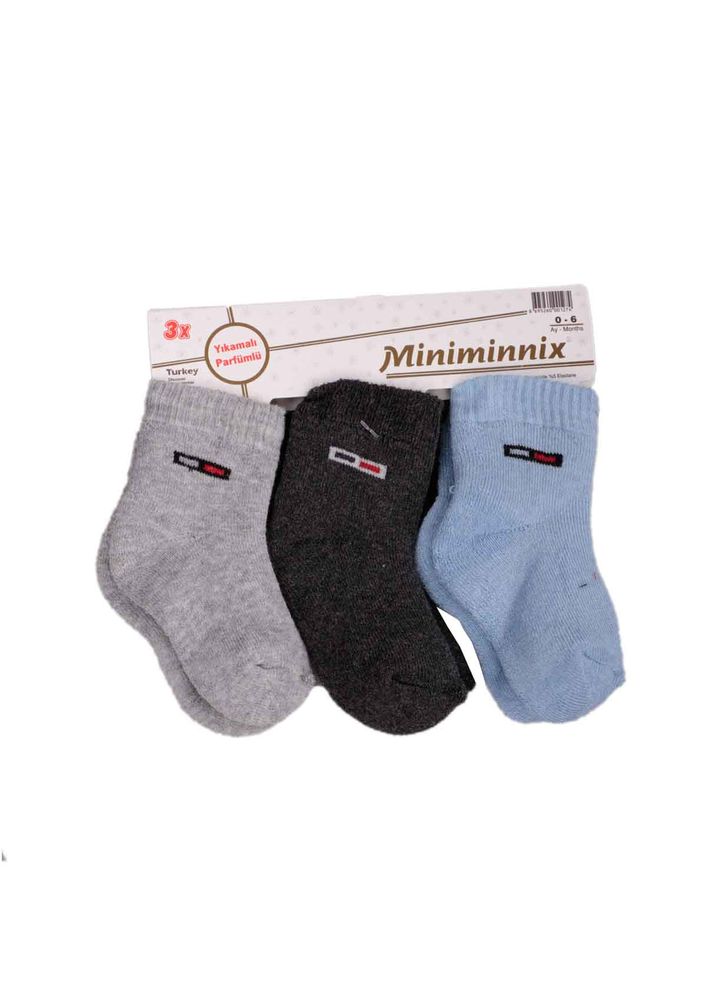 Miniminnix Çorap 3 ' lü 017 | Karışık
