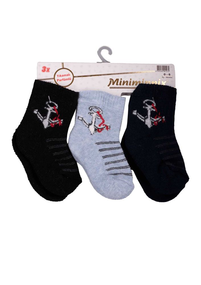 Miniminnix Çorap 3 ' lü 012 | Karışık