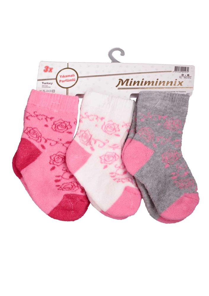 Miniminnix Çorap 3 ' lü 009 | Karışık