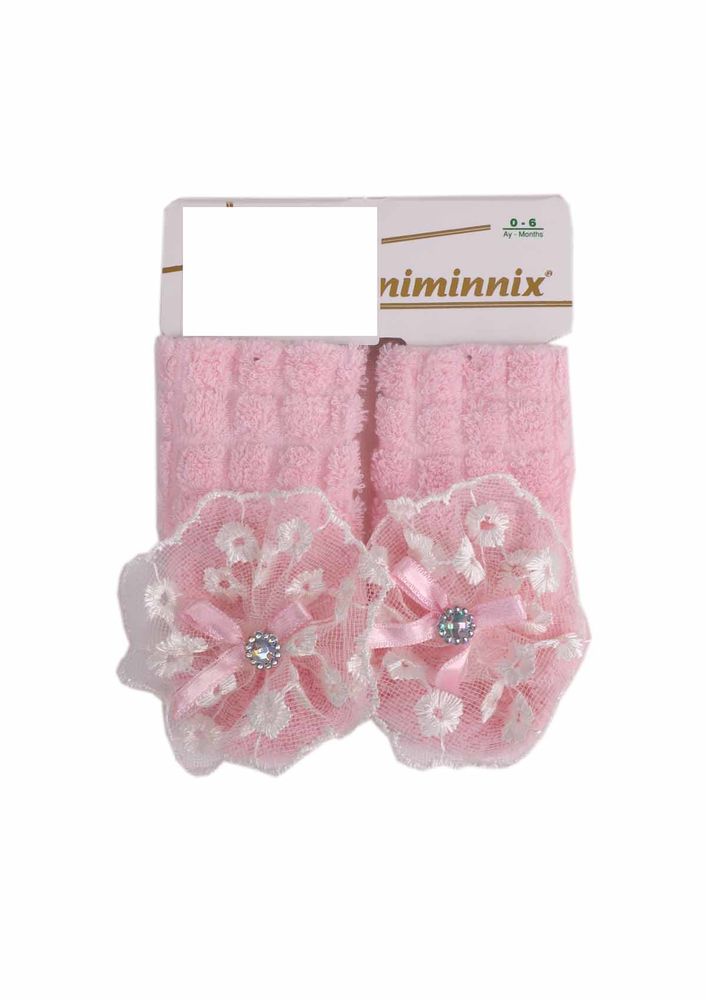 Miniminnix Havlu Çorap 355 | Pudra