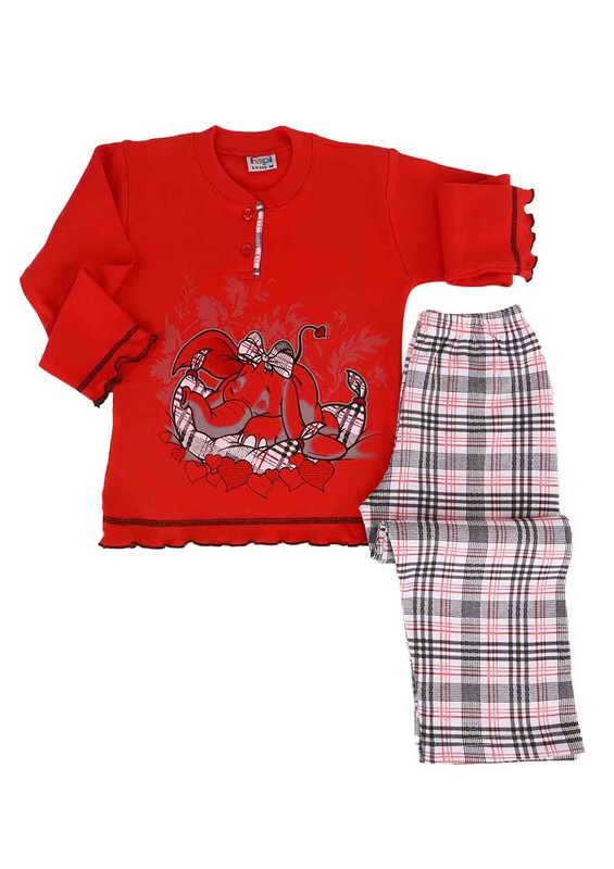SİMİSSO - Simisso Pijama Takımı 021 | Kırmızı
