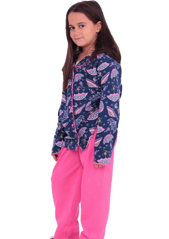 Tarık Çocuk Pijama Takımı 1262 | Lacivert - Thumbnail