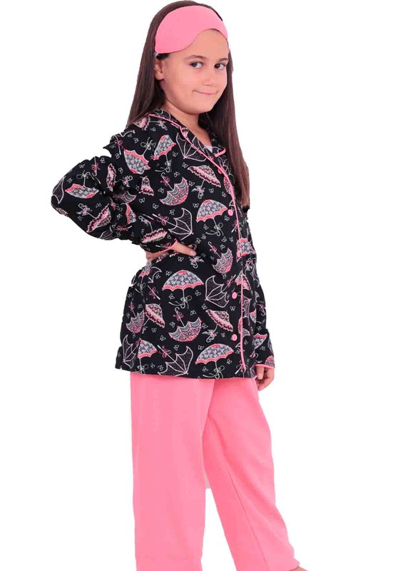 Tarık Çocuk Pijama Takımı 1262 | Siyah - Thumbnail