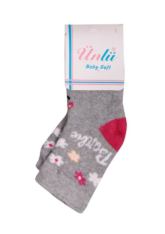 ÜNLÜ BABY - Ünlü Baby Çorap 106 | Gri
