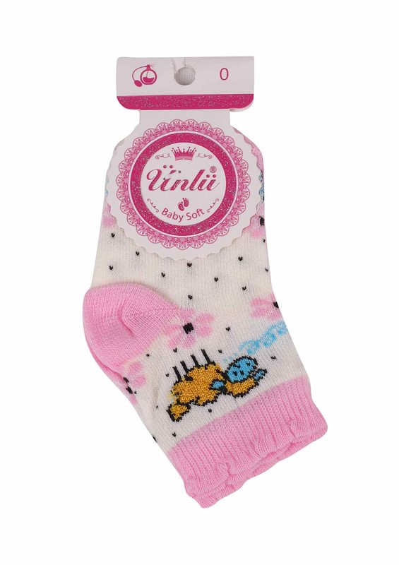 ÜNLÜ BABY - Ünlü Baby Soket Çorap 111 | Pembe