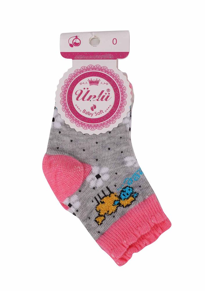 Ünlü Baby Soket Çorap 111 | Gri