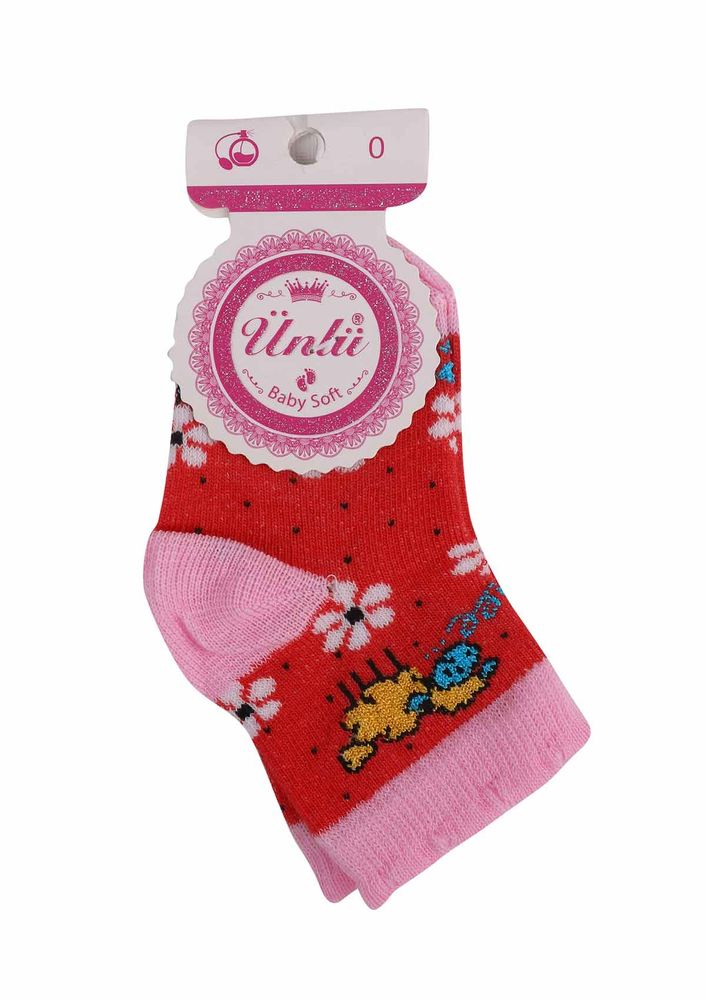Ünlü Baby Soket Çorap 111 | Fuşya
