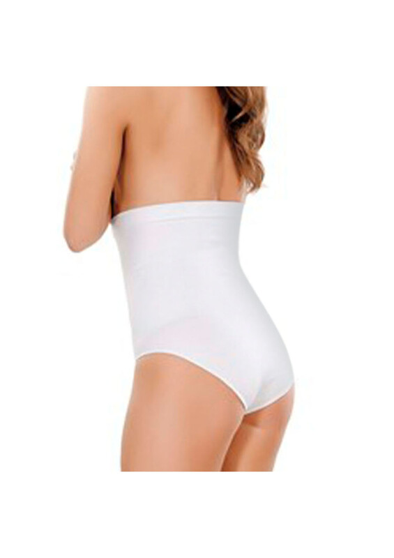 FORM TİME - Form Time High Waisted Corset 1008 | White