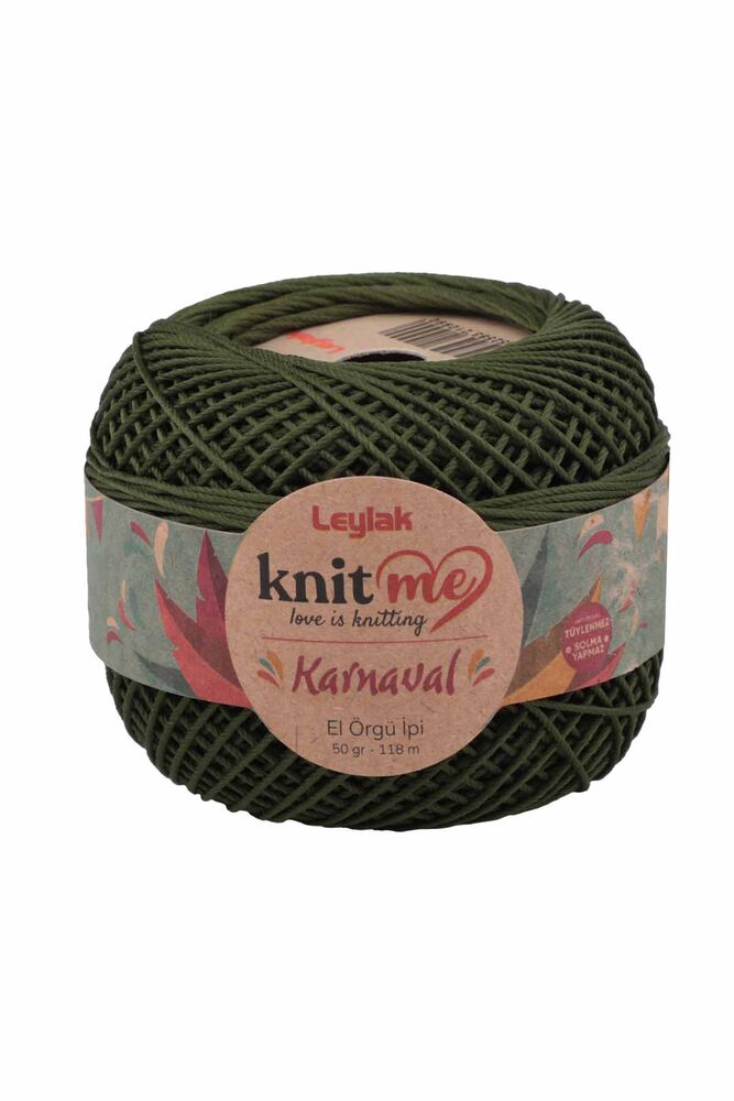 Lace Crochet Yarn Knit me Karnaval 50 gr.|Army Green 00062