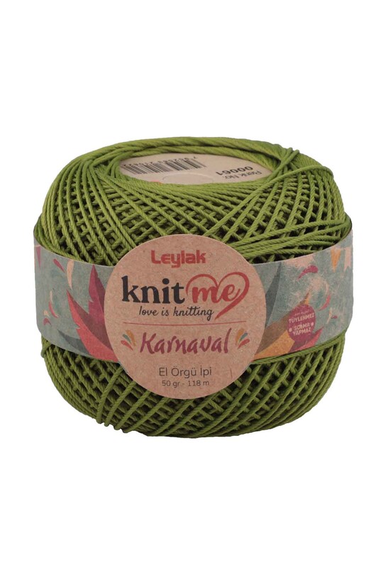 LEYLAK - Lace Crochet Yarn Knit me Karnaval 50 gr.|Green 00061