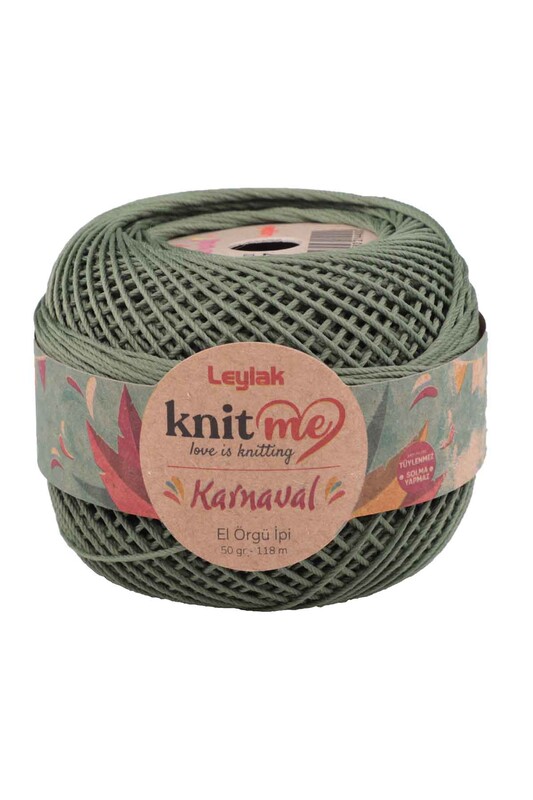 LEYLAK - Lace Crochet Yarn Knit me Karnaval 50 gr.|Mold Green 01857