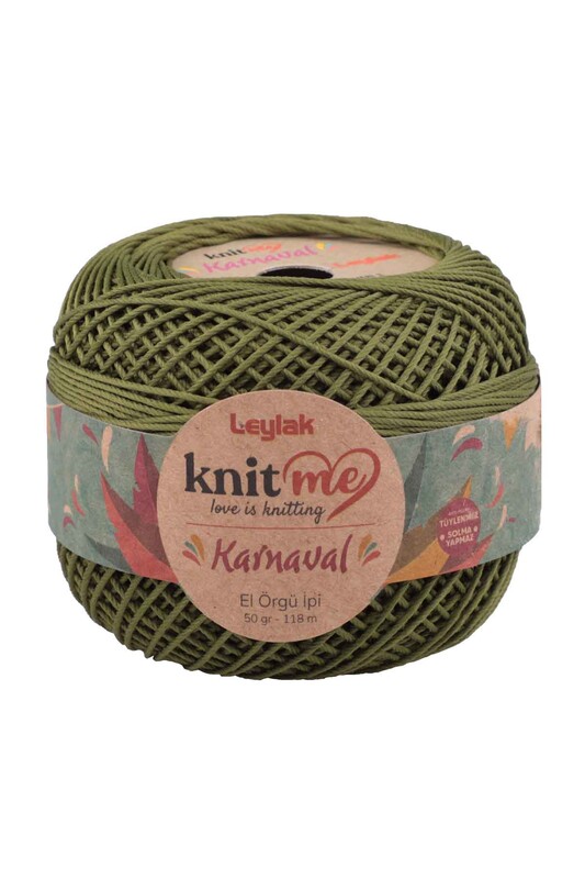 LEYLAK - Lace Crochet Yarn Knit me Karnaval 50 gr.|Green 00766