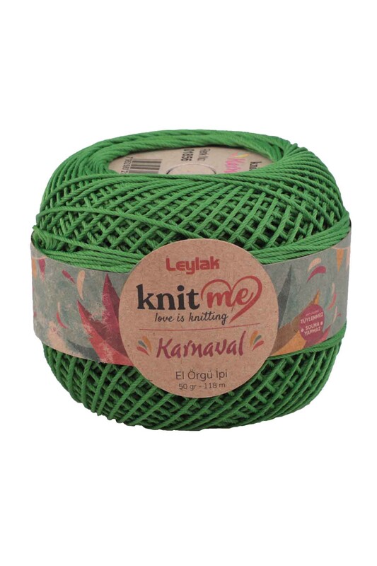 LEYLAK - Lace Crochet Yarn Knit me Karnaval 50 gr.|Green 01856